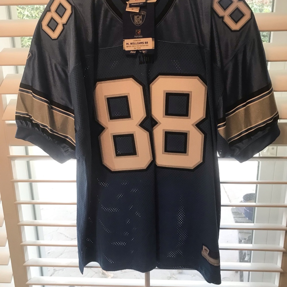 Reebok Detroit Lions Mike Williams #88 Autograph Jersey